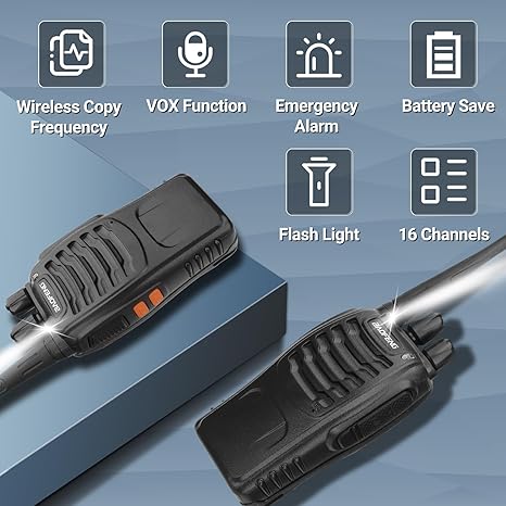 MINI WALKIE TALKIE DE LARGO ALCANCE BF-888S