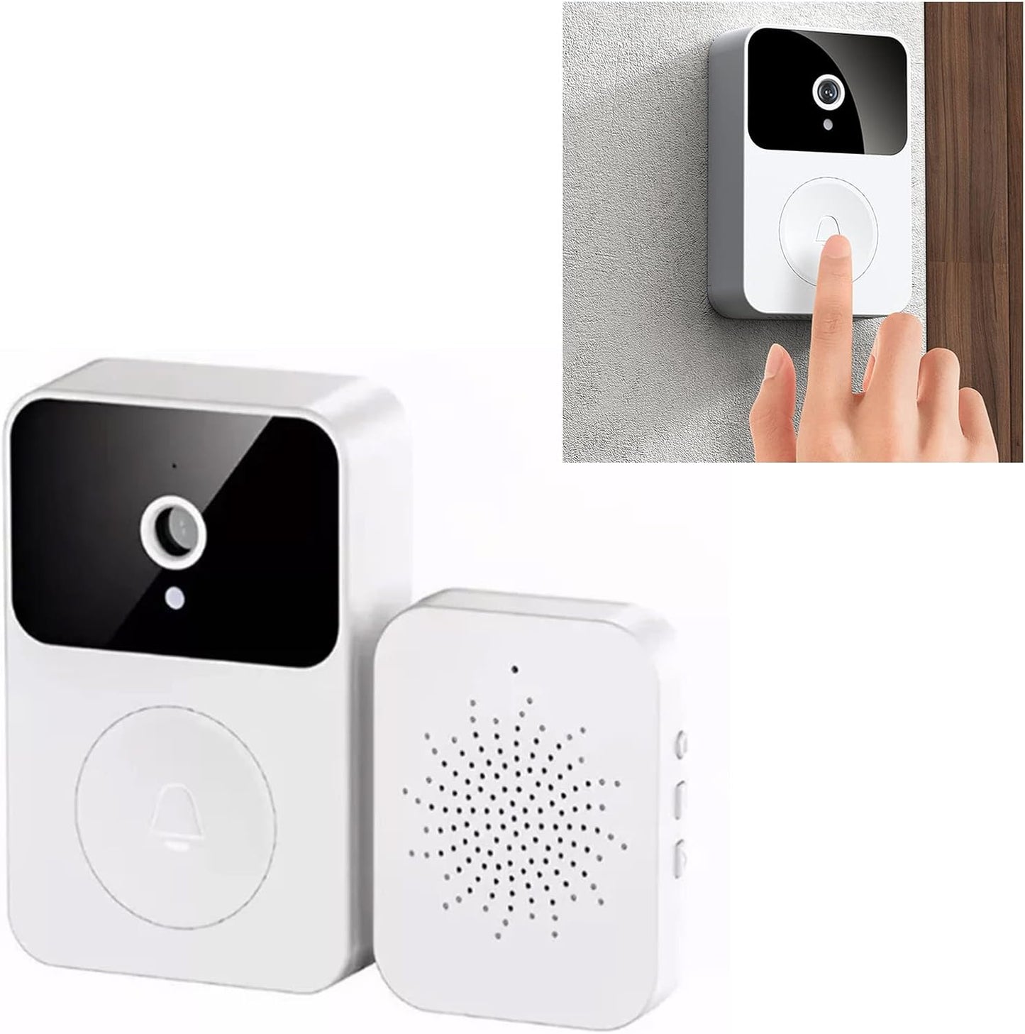 TIMBRE INALAMBRICO EXTERIOR PARA CASA TIMBRE CON CAMARA TIMBRE DE VIDEO X9 WIFI REMOTO INALÁMBRICO CAPTURA AUTOMÁTICA ALMACENAMIENTO EN LA NUBE VISIÓN