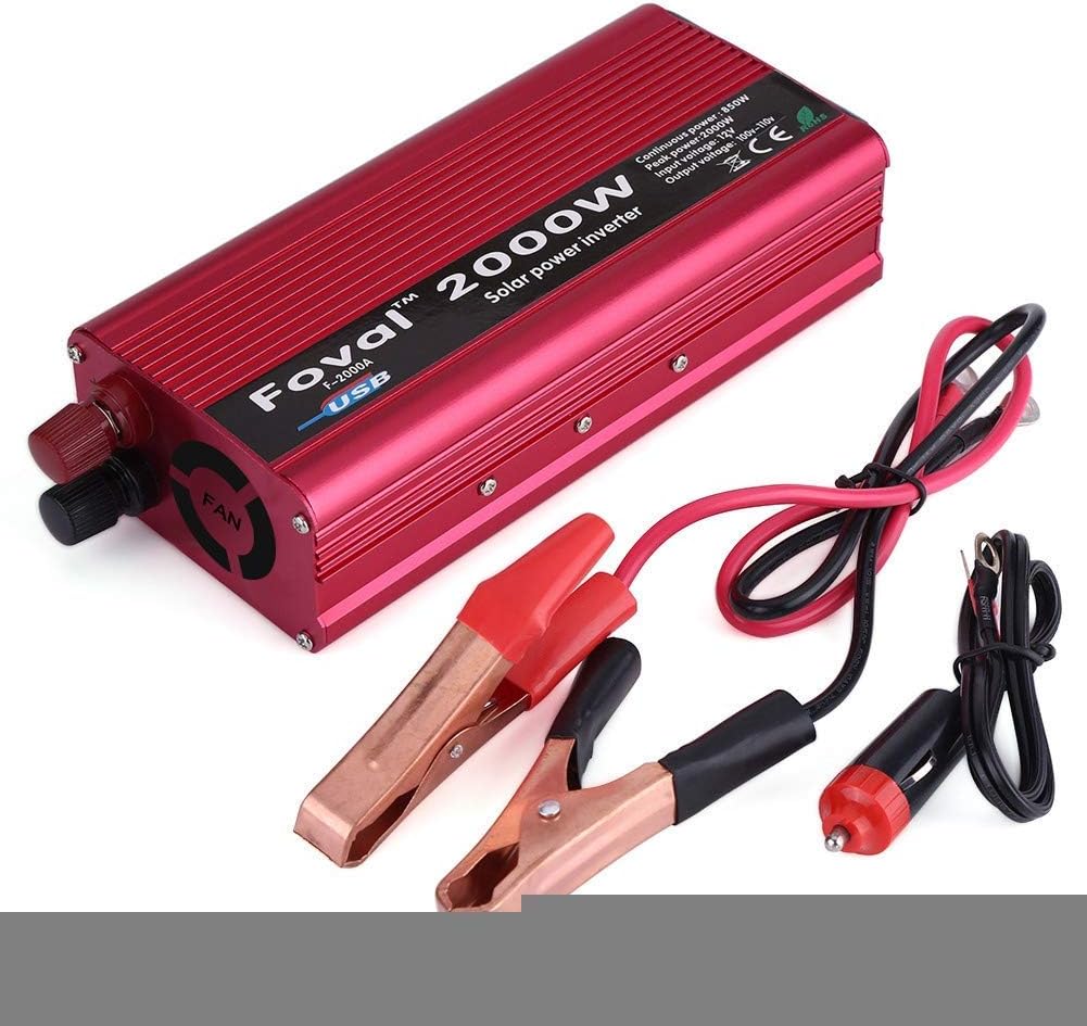 POWER INVERTER 2000W - CONVERTIDOR DE 12V A 110V PARA VEHICULO