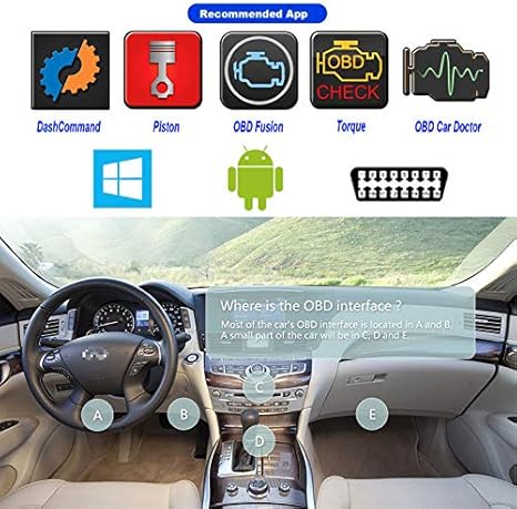 ESCÁNER AUTOMOTRIZ ELM327 OBD-II BLUETOOTH/WIFI