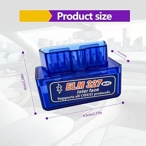 ESCÁNER AUTOMOTRIZ ELM327 OBD-II BLUETOOTH/WIFI