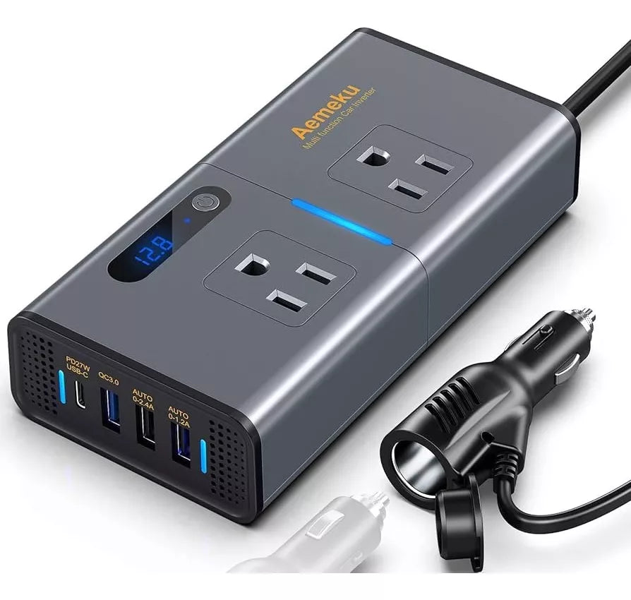 POWER INVERTER 300W CON CONECTOR USB D.WORLD DW-7611 MD