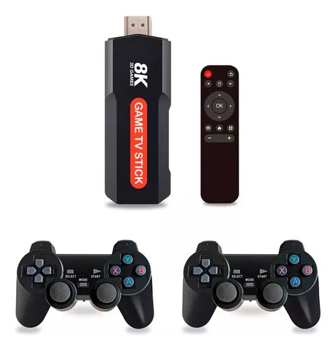 CONSOLA DE JUEGOS + STREAMING TV STICK 8K ULTRA HD 5G ANDROID TV