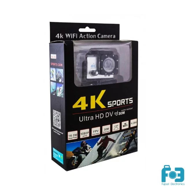 CAMARA 4K 2'' ULTRA HD 1080P SPORT WIFI 12MP CAM ACTION