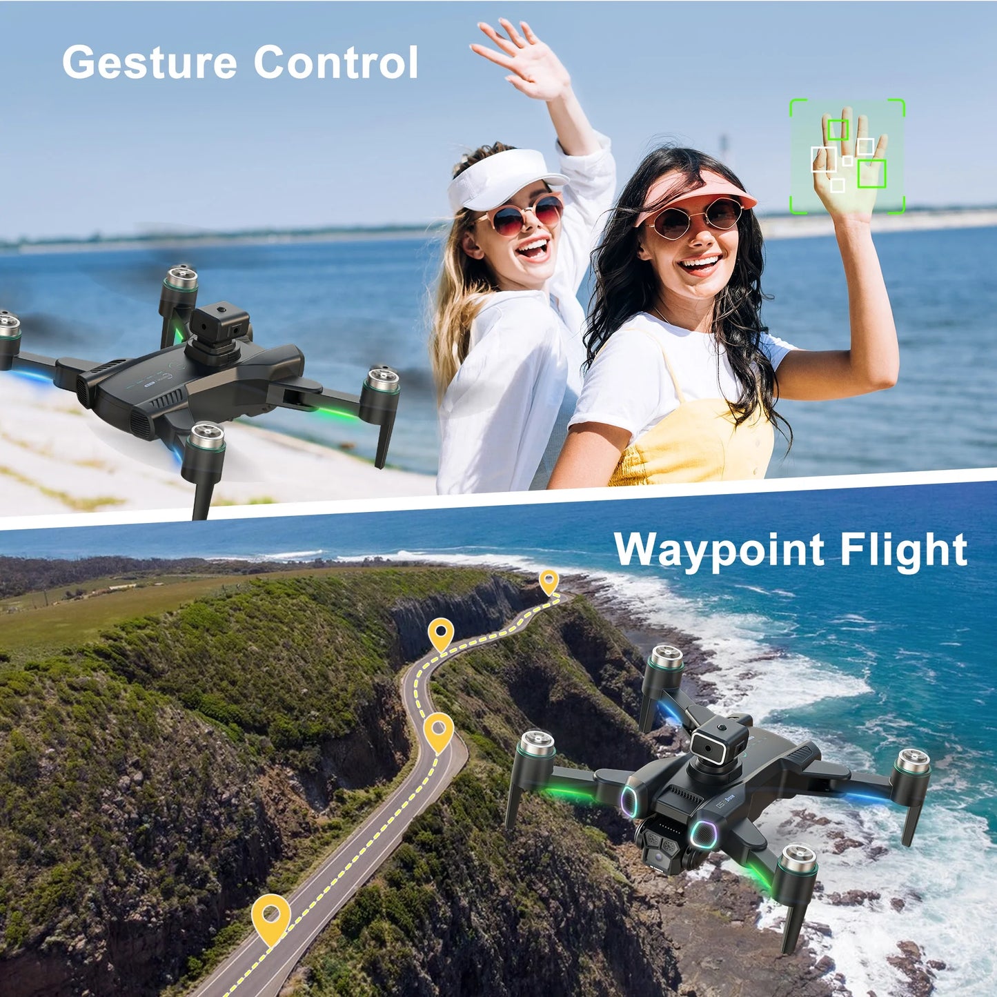 DRON CZ15 CON CÁMARA DUAL HD Y ANTICOLISIÓN INTELIGENTE