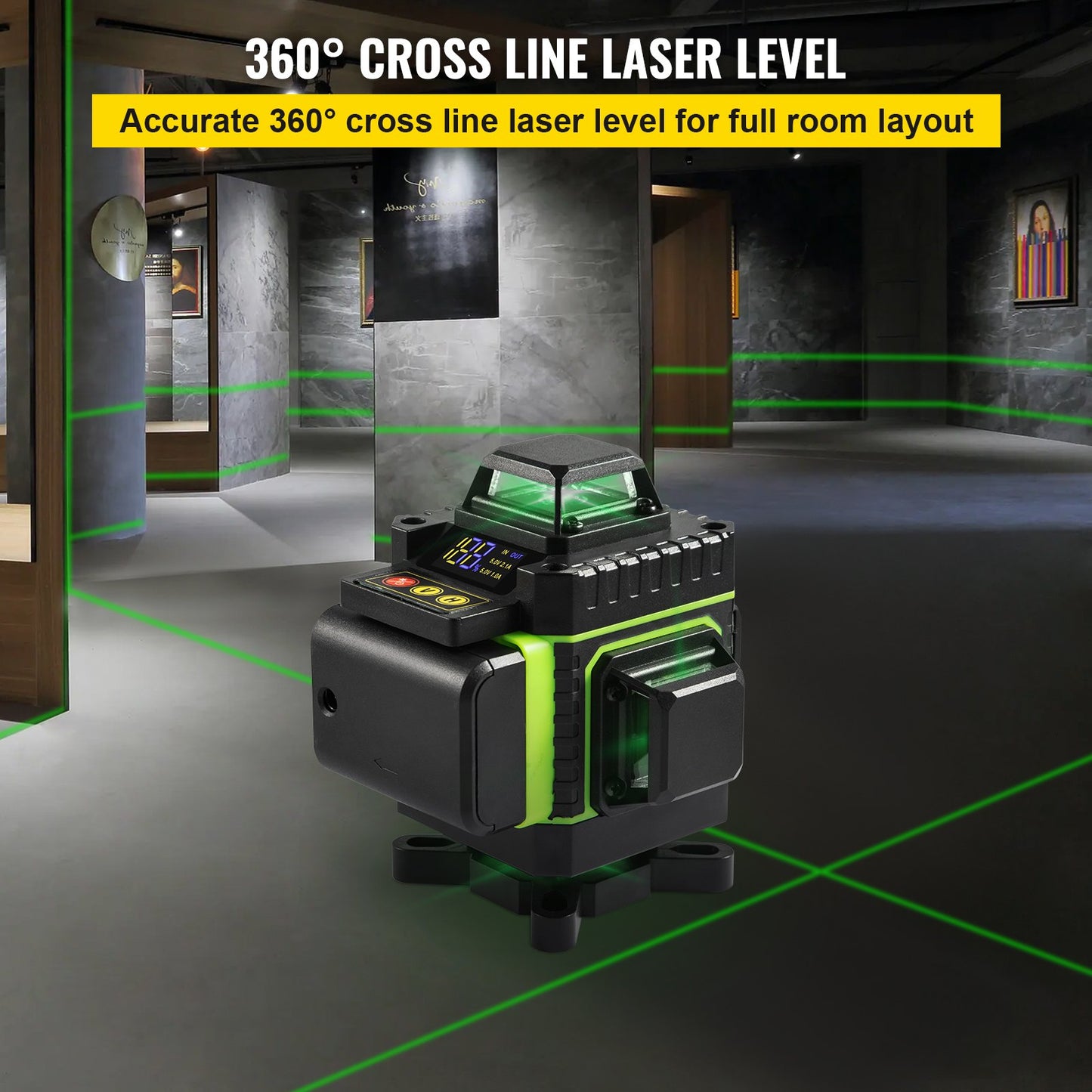 SET DE NIVEL TIPO LASER PARA CONSTRUCTORES, INGENIEROS y ARQUITECTOS 16 PZ