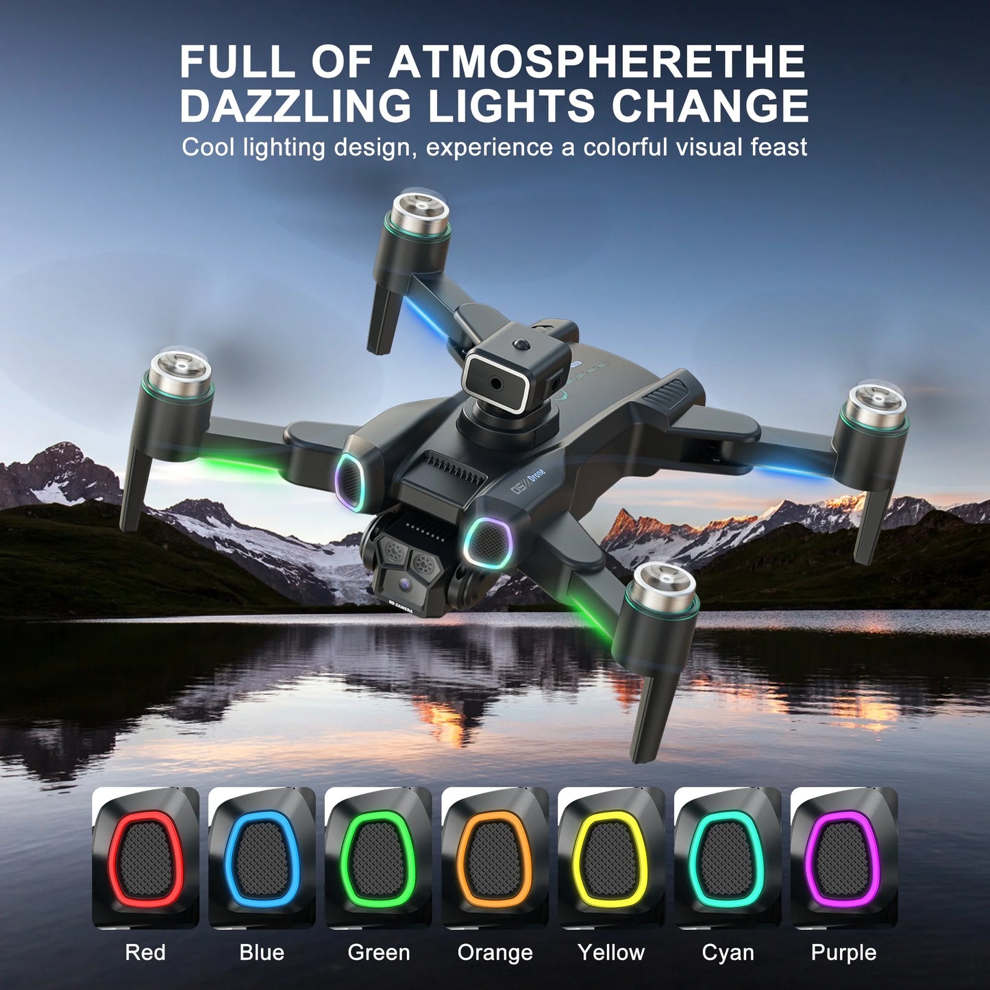 DRON CZ15 CON CÁMARA DUAL HD Y ANTICOLISIÓN INTELIGENTE